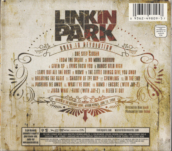 Linkin Park – Road To Revolution: Live At Milton Keynes - CD+DVD - Digipak - Como Nuevo / Like New (M- / M-)