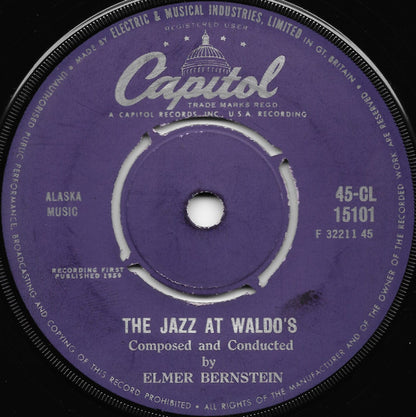 Elmer Bernstein – Staccato's Theme - 7" - Capitol Records – 45-CL 15101 - Muy Buen Estado / Very Good Condition (VG+ / Generic)