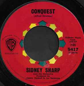 Sidney Sharp ‎– New Sunset / Conquest - 7" - Warner Bros. Records ‎– 5417 - Muy Buen Estado / Very Good Condition (VG+ / Generic)