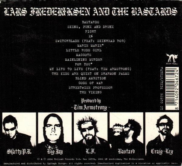 Lars Frederiksen And The Bastards – Viking - CD - Digipak - 2004 - Hellcat Records – 0467-2