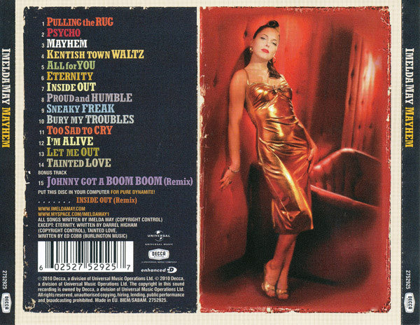 Imelda May – Mayhem - CD - Como Nuevo / Like New (M- / M-)