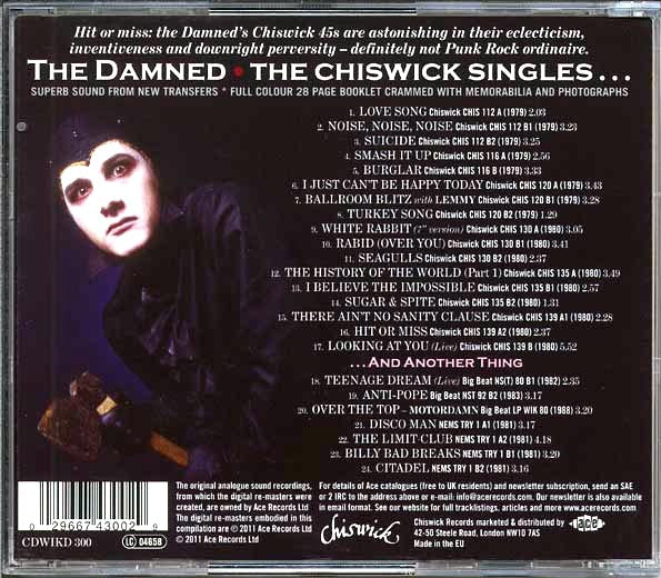 The Damned ‎– The Chiswick Singles ...And Another Thing - CD