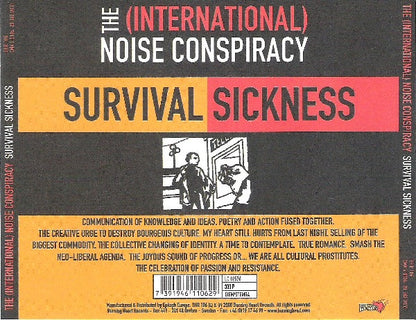 The (International) Noise Conspiracy – Survival Sickness - CD - 2000 - Burning Heart Records – BHR 106