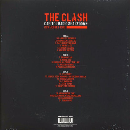 The Clash - Capitol Radio Shakedown: New Jersey 1980 - 2xLP - Clear - Gatefold Sleeve - Limited edition; 1000 copies made