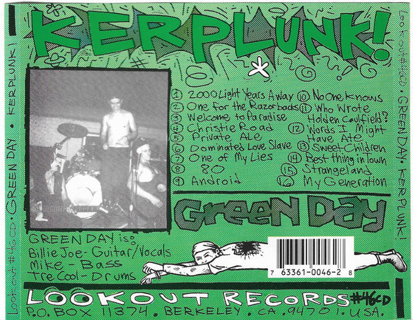 Green Day ‎– Kerplunk! - CD