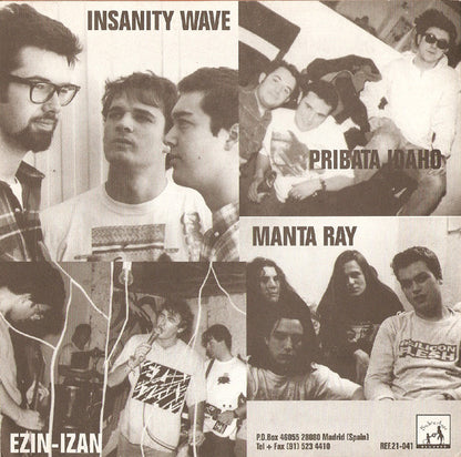 Ezin Izan / Manta Ray / Insanity Wave / Pribata Idaho – El Papa - Subterfuge Vol. 8 - 7" - 1994 - Subterfuge Records – 21-041 - Como Nuevo / Like New (M- / M-)