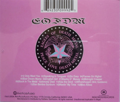 Eagles Of Death Metal – Peace Love Death Metal - CD - Como Nuevo / Like New (M-/M-)