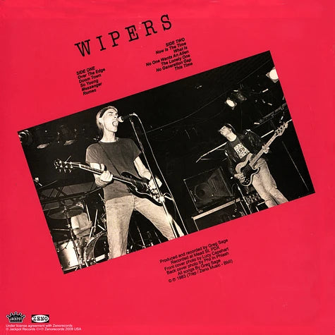 Wipers Over The Edge LP (Jackpot)