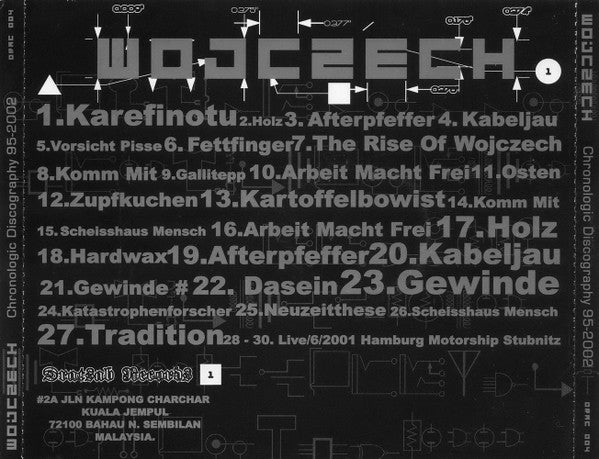 Wojczech – Chronologic Discography 95-2002 - CD - CD Como Nuevo / Portada Como Nueva (M-/M-)
