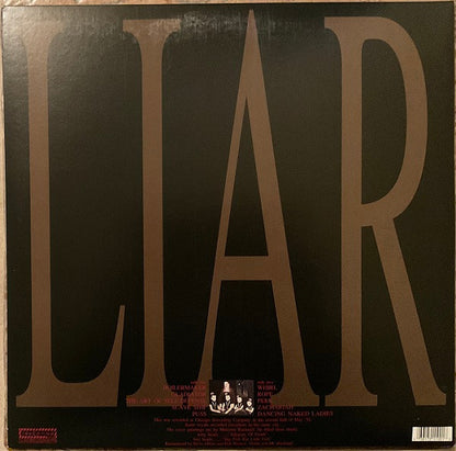 The Jesus Lizard ‎– Liar - LP - 2009 - Touch And Go ‎– TG400