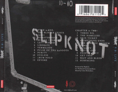 Slipknot – 9.0: Live - 2xCD - Como Nuevo / Like New (M-/M-)