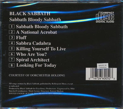 Black Sabbath - Sabbath Bloody Sabbath - CD