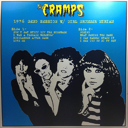 The Cramps – 1976 Demo Session W/ Girl Drummer Miriam - LP - Nuevo sin usar pero no precintado / New and unplayed but not sealed.