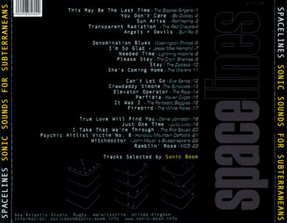 Spacelines . Sonic Sounds For Subterraneans - CD - Munster Records – mr cd 260 - NUEVO - PRECINTADO / NEW – SEALED.