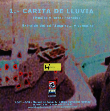 Doctor Deseo – Carita De Lluvia - CD, Single, Promo, Cardboard Sleeve - 2002 - GOR – G-608CDS - CD Muy Buen Estado (VG+) / Portada Muy Buen Estado (VG+)