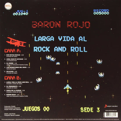 Baron Rojo – Larga Vida Al Rock And Roll - LP - 2015 - Chapa Discos – 88875088431 - NUEVO - PRECINTADO / NEW – SEALED.