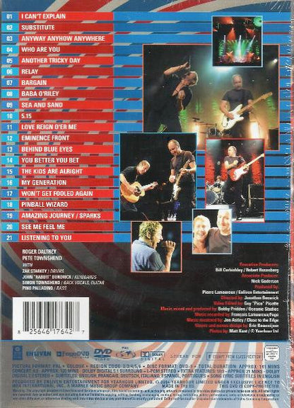 The Who – Live In Boston - DVD - 2004 - Warner Music Vision – 2564 61764-2