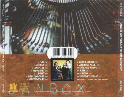 Jawbox – For Your Own Special Sweetheart - CD - 1994 - City Slang – EFA 04932-2 - NUEVO / PRECINTADO - NEW / SEALED.