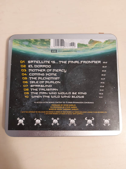 Iron Maiden ‎– The Final Frontier - CD - Caja Metálica / Metal Box - CD Como Nuevo / Portada Muy Buen Estado (M-/VG+)