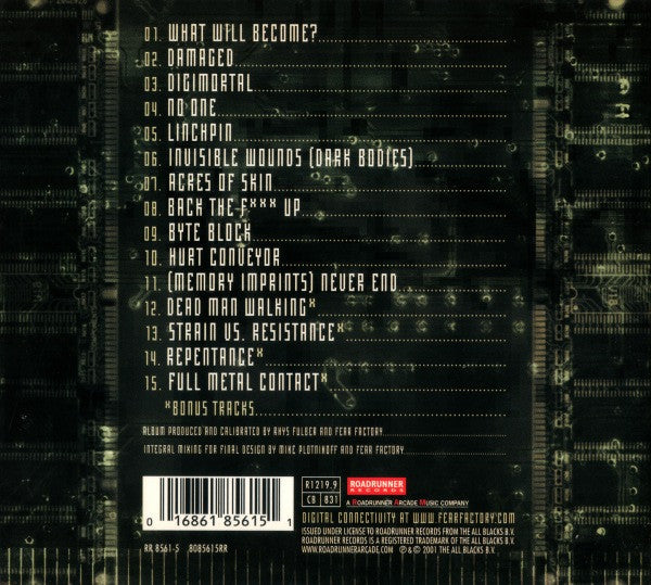 Fear Factory ‎– Digimortal - CD - Digipak