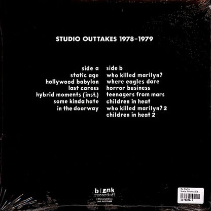 The Misfits Studio Outtakes 1978-1979 LP