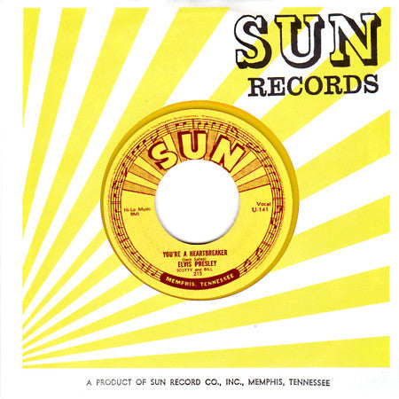 Elvis Presley, Scotty And Bill – Milkcow Blues Boogie / You're A Heartbreaker - 7" - Reissue - Vinilo Como Nuevo / Portada Genérica (M-/Generic)