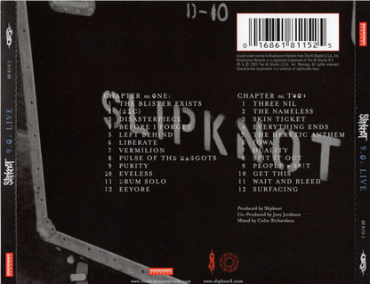 Slipknot – 9.0: Live - 2xCD - CDs Muy Buen Estado / Portada Muy Buen Estado (VG+/VG+)