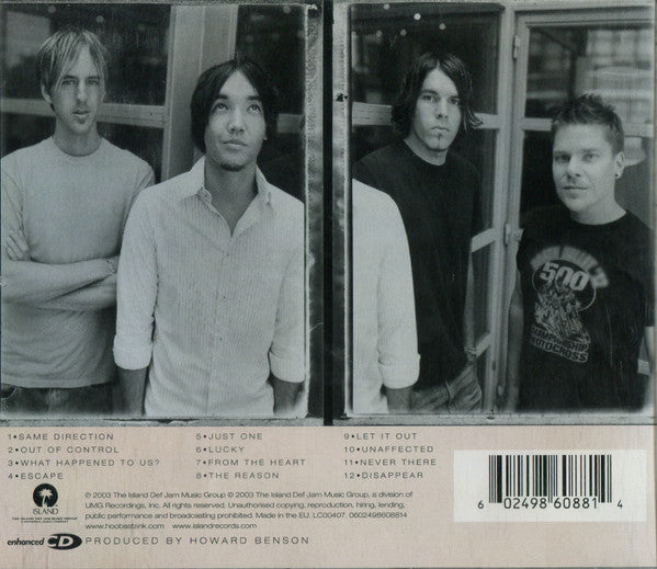 Hoobastank – The Reason - CD - 2003 - Island Records – 0602498608814