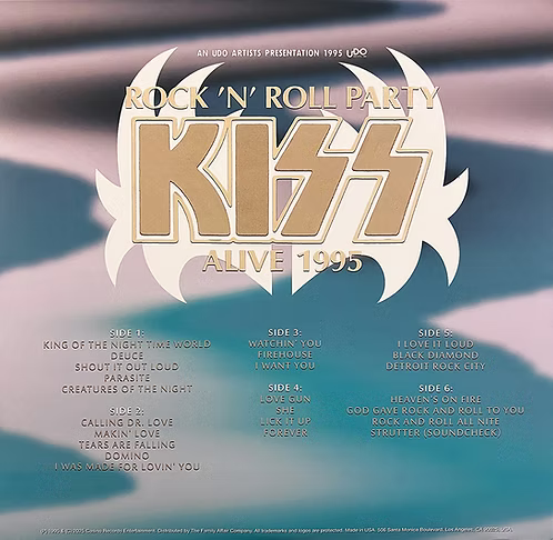 KISS 3xLP Alive 1995 (Clear Coloured Vinyls) Collectors 60 Numbered Copies