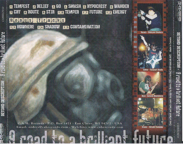 Beyond Description – A Road To A Brilliant Future - CD - 2004 - Crimes Against Humanity Records – CAHRECS020
