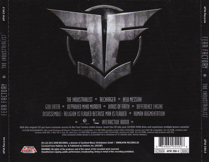 Fear Factory – The Industrialist - CD - NUEVO - PRECINTADO / NEW - SEALED.