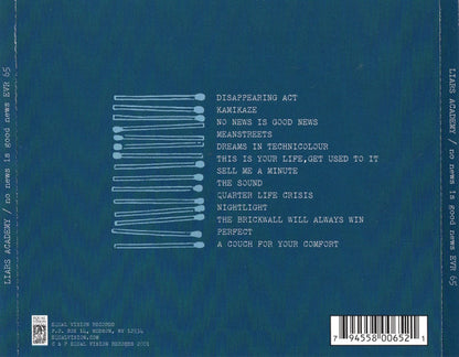 Liars Academy – No News Is Good News - CD - Nuevo sin usar pero no precintado / New and unplayed but not sealed.
