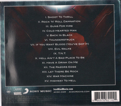 AC/DC – Iron Man 2 - CD - Digipak - Muy Buen Estado / Very Good Condition (M- / VG+)