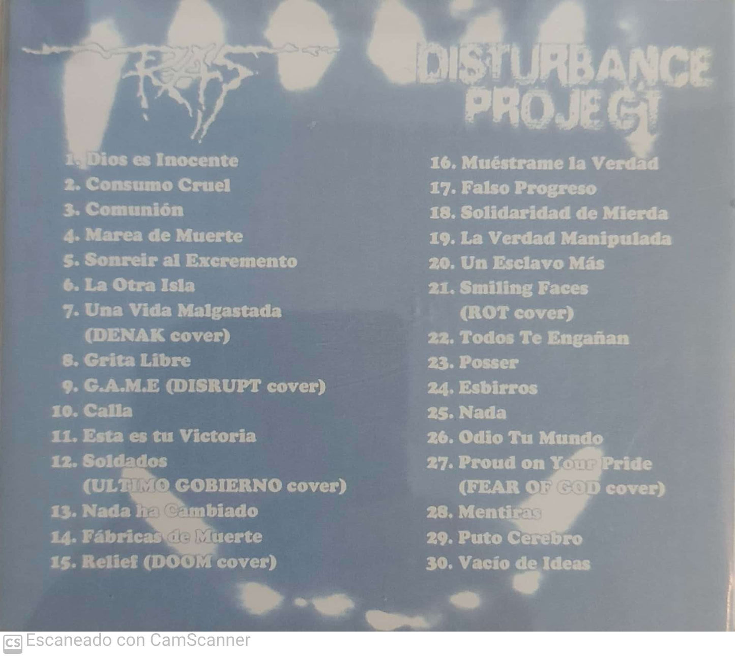 RAS / Disturbance Project - Proud To Be A Grindcore Freak - CD