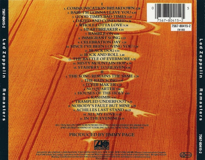 Led Zeppelin – Remasters - 2xCD - CDs Muy Buen Estado / Portada Como Nueva (VG+/M-)