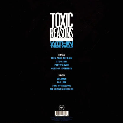 Toxic Reasons Within These Walls Blue Vinyl Edition LP (Audioplatter)