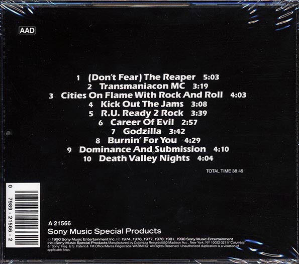 Blue Oyster Cult - On Flame With Rock And Roll - CD