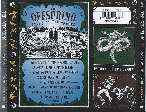 The Offspring – Ixnay On The Hombre - CD - 1997 - Epitaph – 6487-2