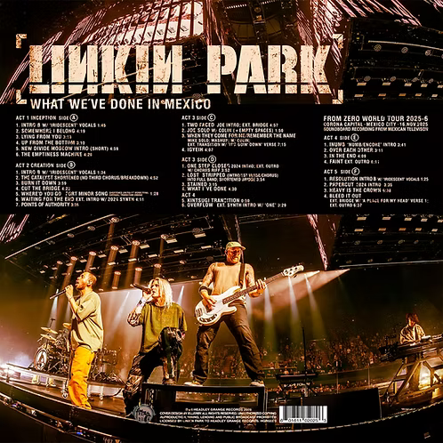 LINKIN PARK 3xLP What We'Ve Done In Mexico (Red Coloured Vinyls)
