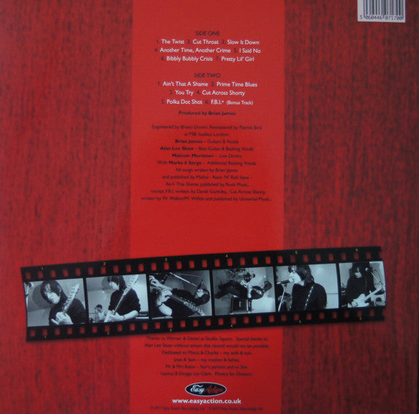 Brian James - Brian James (LP, Album, RE)