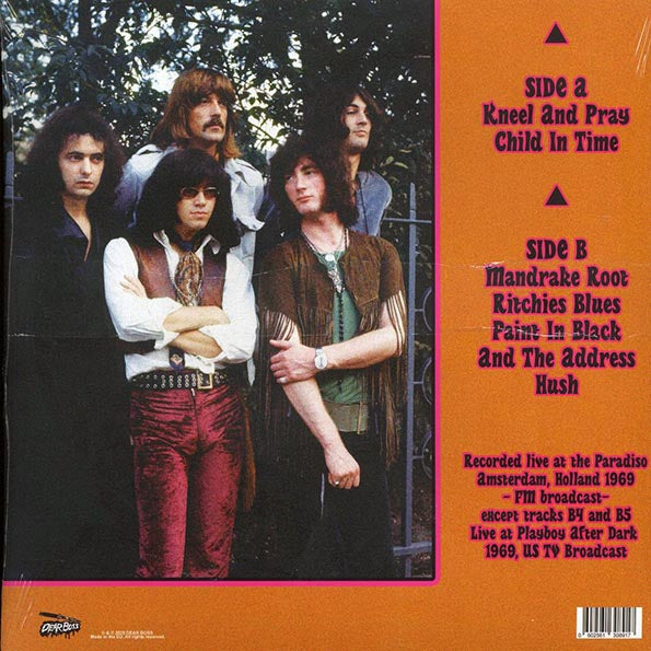 Deep Purple - Amsterdamned: Live At The Paradiso, Amsterdam 1969 - LP - Orange