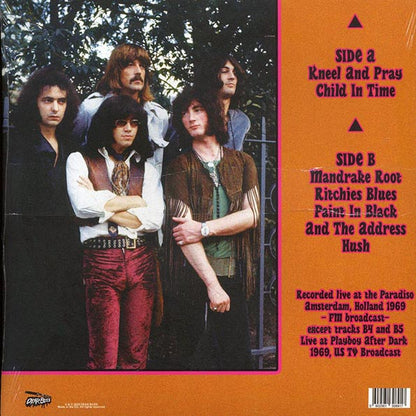 Deep Purple - Amsterdamned: Live At The Paradiso, Amsterdam 1969 - LP - Orange