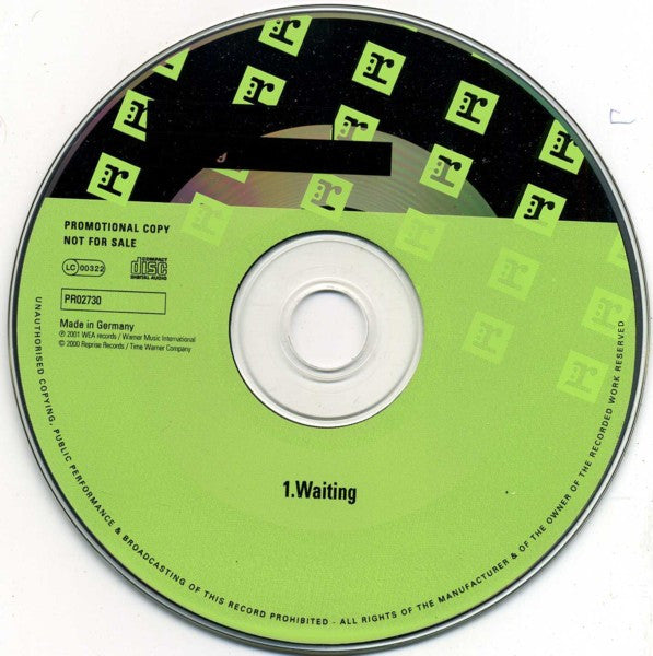 Green Day – Waiting - CD, Single, Promo - 2001 - Reprise Records – PR02730