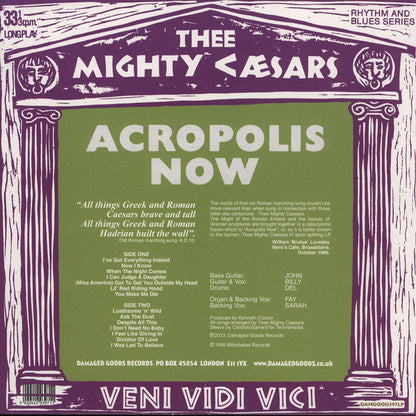 Thee Mighty Caesars - Acropolis Now (LP, Album, RE)