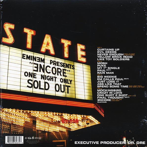 Eminem ‎– Encore - 2xLP - Gatefold Sleeve
