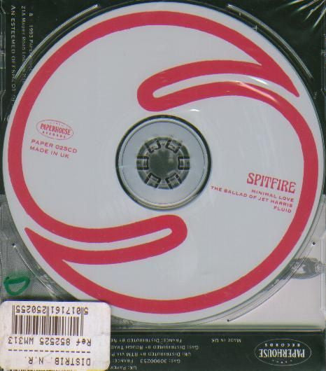 Spitfire – Minimal Love EP - CD, EP - 1993 - Paperhouse Records – PAPER 025 CD