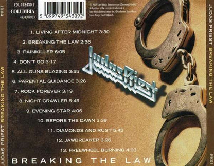 Judas Priest – Breaking The Law - CD