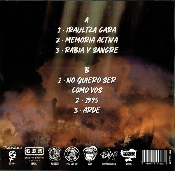 Penadas Por La Ley - Iraultza Gara (10", EP)