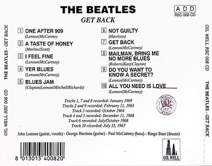 BEATLES CD Get Back