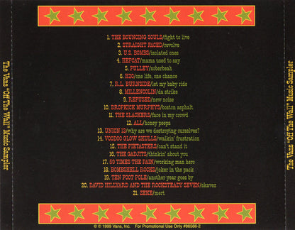 Vans Off The Wall Sampler 1999 - CD - CD Como Nuevo / Portada Como Nueva (M-/M-)